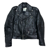 (VINTAGE) 1980'S～ MADE IN PAKISTAN gino leathers DOUBLE BREASTED LEATHER BIKER JACKET