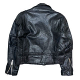 (VINTAGE) 1980'S～ MADE IN PAKISTAN gino leathers DOUBLE BREASTED LEATHER BIKER JACKET