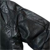 (VINTAGE) 1980'S～ MADE IN PAKISTAN gino leathers DOUBLE BREASTED LEATHER BIKER JACKET
