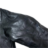 (VINTAGE) 1980'S～ MADE IN PAKISTAN gino leathers DOUBLE BREASTED LEATHER BIKER JACKET