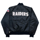 (VINTAGE) 1990'S～ MADE IN USA PROLINE by STARTER NFL RAIDERS VARSITY JACKET