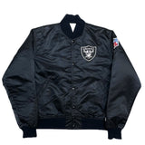 (VINTAGE) 1990'S～ MADE IN USA PROLINE by STARTER NFL RAIDERS VARSITY JACKET