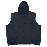 (BORO) 2000'S～ MADE IN MEXICO Carhartt SLEEVE CUT OFF PULLOVER HOODIE SWEAT SHIRT