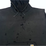 (BORO) 2000'S～ MADE IN MEXICO Carhartt SLEEVE CUT OFF PULLOVER HOODIE SWEAT SHIRT