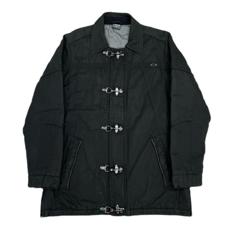 希少!! 名作!! 00s OAKLEY FIREMAN JACKET BLACK オークリー
