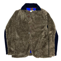 (DESIGNERS) 2000'S～ balance FAUX FUR X WOOL PANELED DESIGN JACKET