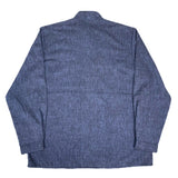 (VINTAGE) 1960'S～ MADE IN USA Hutspah KASURI PATTERN HOOK FASTENED STAND UP COLLAR PULLOVER SHIRT