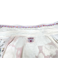 (VINTAGE) 1990'S～ SUDBURY BLEACHED EMBROIDERED SHIRT