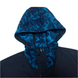 (VINTAGE) 1990'S～ THE NORTH FACE NYLON PANELED TOTAL PATTERN HOODED FLEECE JACKET