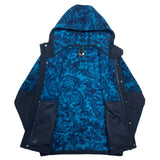 (VINTAGE) 1990'S～ THE NORTH FACE NYLON PANELED TOTAL PATTERN HOODED FLEECE JACKET