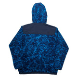 (VINTAGE) 1990'S～ THE NORTH FACE NYLON PANELED TOTAL PATTERN HOODED FLEECE JACKET