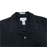 (vintage) 2000'S～ ALFANI SILK 100% STITCHED LOOP COLLAR SHORT SLEEVE BOX SHIRT