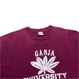 (t-shirt) 1990'S～ MADE IN USA GANJYA UNIVERSITY PRINT T-SHIRT
