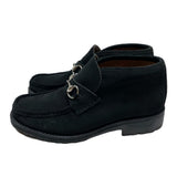 (other) MADE IN ITAY OLD GUCCI HORSE BIT SUEDE ANKLE BOOTS