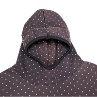 (DESIGNERS) 2001 GOOD ENOUGH POLKA DOTS PATTERN PULLOVER HOODIE SWEAT SHIRT