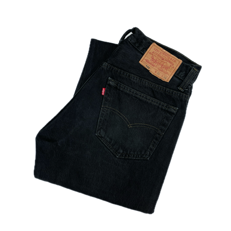 VINTAGE) 1993 MADE IN USA Levi's 501-0659 OVERDYED BLACK DENIM