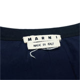 (designers) 2019 MADE IN ITALY MARNI FRONT & BACK PANELED DESIGN T-SHIRT