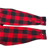 (vintage) 1990'S～ ST JOHN'S BAY BLOCK CHECKERED HEAVY FLANNEL SHIRT