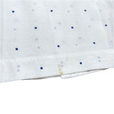 (designers) MADE IN JAPAN UNUSED SQUARE POLKA DPT PATTERN RAYON LOOP COLLAR SHORT SLEEVE BOX SHIRT