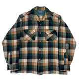 (BORO) 1960'S～ MADE IN USA PENDLETON PLAID PATTERN WOOL BOARD SHIRT