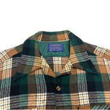 (BORO) 1960'S～ MADE IN USA PENDLETON PLAID PATTERN WOOL BOARD SHIRT