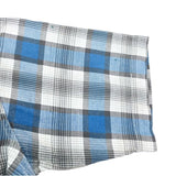 (VINTAGE) 1960'S～ RANCHCRAFT by Penneys SHADOW PLAID COTTON SHORT SLEEVE WESTERN SHIRT