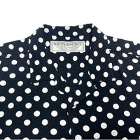 (JAPAN) 1990'S～ NORTH MARINE DRIVE POLKA DOT PATTERN RAYON LOOP COLLAR SHIRT