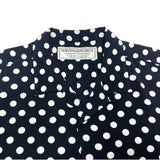 (JAPAN) 1990'S～ NORTH MARINE DRIVE POLKA DOT PATTERN RAYON LOOP COLLAR SHIRT
