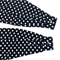 (JAPAN) 1990'S～ NORTH MARINE DRIVE POLKA DOT PATTERN RAYON LOOP COLLAR SHIRT