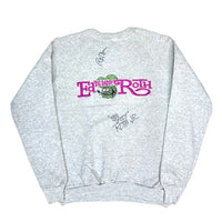 (BORO) 1990'S～ Rat Fink by Ed Roth LOGO EMBROIDERED SWEAT SHIRT