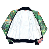 (VINTAGE) DEAD STOCK NEW 1990'S～ Pride PRODUCTS INC FROG PATTERN ALL OVER PRINT TYVEK PAPER JACKET