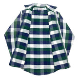(VINTAGE) 1990'S～ MADE IN USA PRIVATE PROPERTY BLOCK CHECKERED HEAVY FLANNEL SHIRT