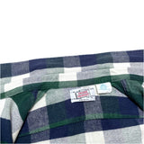 (VINTAGE) 1990'S～ MADE IN USA PRIVATE PROPERTY BLOCK CHECKERED HEAVY FLANNEL SHIRT