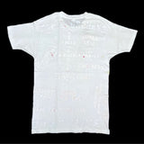 (T-SHIRT) 1970'S～ MADE IN USA UNKNOWN DOUBLE SIDED ENGLISH CHARACTER STICKER T-SHIRT BORO
