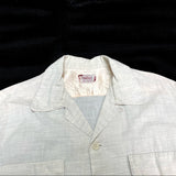 (VINTAGE) 1950'S～ PENNEY'S TOWNCRAFT KASURI PATTERN COTTON LOOP COLLAR BOX SHIRT
