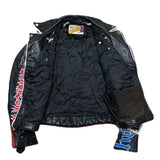 (VINTAGE) 1990'S～ MADE IN USA Schott 618 BIKER TAG CRUST PUNK REMAKE DOUBLE BREASTED BIKER JACKET