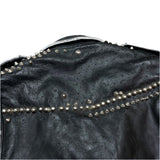 (VINTAGE) 1990'S～ MADE IN USA Schott 618 BIKER TAG CRUST PUNK REMAKE DOUBLE BREASTED BIKER JACKET
