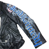 (VINTAGE) 1990'S～ MADE IN USA Schott 618 BIKER TAG CRUST PUNK REMAKE DOUBLE BREASTED BIKER JACKET