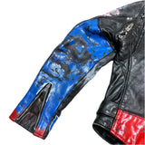(VINTAGE) 1990'S～ MADE IN USA Schott 618 BIKER TAG CRUST PUNK REMAKE DOUBLE BREASTED BIKER JACKET