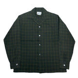 (vintage) 1960'S～ CITY PARIS MAN'S SHOP LATTICE PATTERN COTTON LOOP COLLAR BOX SHIRT