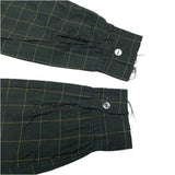 (vintage) 1960'S～ CITY PARIS MAN'S SHOP LATTICE PATTERN COTTON LOOP COLLAR BOX SHIRT