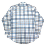 (vintage) 1990'S～ MADE IN SINGAPORRE RRL 3 STAR TAG LATTICE PATTERN SHIRT