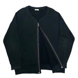 (designers) PHIGVEL REVERSE WEAVE STYLE ZIP UP SWEAT CARDIGAN