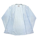 (designers) 1990'S～ MADE IN ITALY ARMANI JEANS BIG POCKET DESIGN SHIRT WITH STENCIL