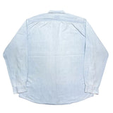 (designers) 1990'S～ MADE IN ITALY ARMANI JEANS BIG POCKET DESIGN SHIRT WITH STENCIL