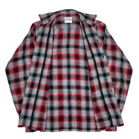 (VINTAGE) 1960'S～ Rayllama SHADOW PLAID LOOP COLLAR BOX SHIRT
