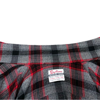 (VINTAGE) 1960'S～ Rayllama SHADOW PLAID LOOP COLLAR BOX SHIRT