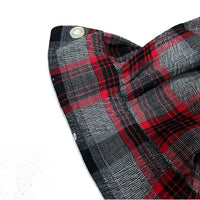 (VINTAGE) 1960'S～ Rayllama SHADOW PLAID LOOP COLLAR BOX SHIRT