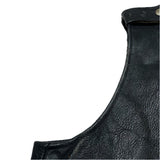 (vintage) R.H. Vintage REMAKE 1950'S～ DOUBLE BREASTED LEATHER BIKER VEST