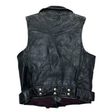(vintage) R.H. Vintage REMAKE 1950'S～ DOUBLE BREASTED LEATHER BIKER VEST